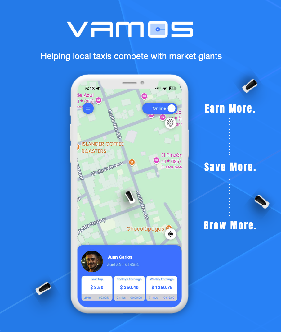 Driver app. Real-Time Earnings