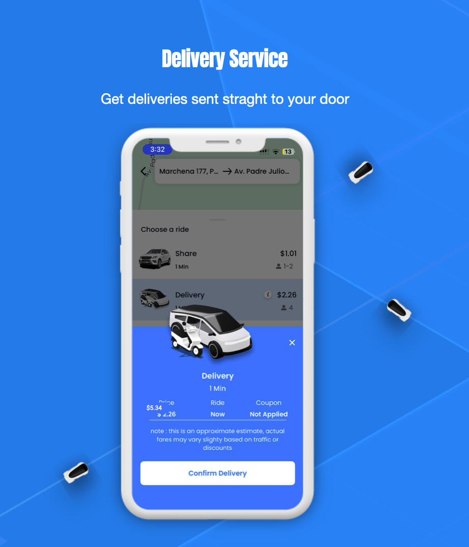 Rider app. On-Demand Delivery